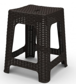 INGREEN ING6181ГШК Табурет квадратный RATTAN горький шоколад