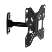Кронштейн для телевизора Ultramounts UM898 черный 23"-43" макс.30кг наклон и поворот, поворот, выдвижной, наклонный, поворотный, поворотно-выдвижной и