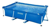 INTEX Бассейн каркасный 260х160х65см. Прямоугольный . (в коробке) Арт. 28271NP