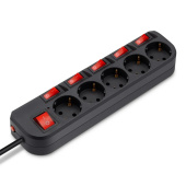 Сетевой фильтр Buro 500SH-3-SW-B 5 роз. 3м черный