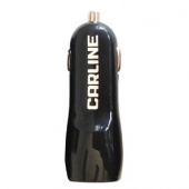 CARLINE (ch-2ub) адаптер 2хUSB, черный