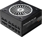 Блок питания 650W ATX Chieftec PowerUp GPX-650FC 80+ gold 24pin APFC 120mm fan 9xSATA Cab Manag RTL