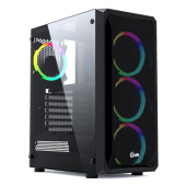 Корпус Powercase Корпус Powercase Mistral Z4 Mesh RGB, Tempered Glass, 4x 120mm RGB fan, чёрный, ATX  (CMIZB-R4)