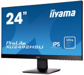 Монитор Iiyama 23.8" ProLite XU2492HSU-B1 черный IPS LED 5ms 16:9 HDMI M/M матовая 250cd 178гр/178гр 1920x1080 D-Sub DisplayPort FHD USB 3.6кг