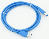 Кабель USB 3.0 A(m) USB 3.0 B (m) 1.5м синий