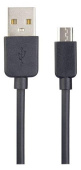 PERFEO (U4006) USB A вилка - Micro USB вилка, 2.4A, черный, длина 1 м., Micro ONE