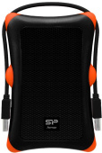 Внешний HDD 2Tb Silicon Power USB3.0 SP020TBPHDA30S3A A30 SP020TBPHDA30S3A Armor 2.5" черный