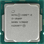 Процессор Intel Core i3-10105F Comet Lake Refresh OEM 3.7ГГц 6MB LGA1200 (CM8070104291323)