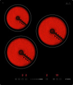 Электрическая варочная панель Hyundai HHE 4554 BG черный