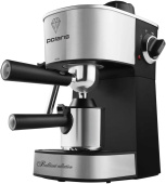 Кофеварка рожковая Polaris PCM 4011 800Вт стальной