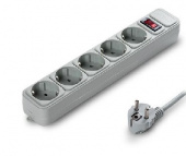 EXEGATE SP-5-3G (5 роз/3M/евровилка) серый