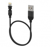 MAXVI MC-19L черный, USB-A - Lightning, 2.4A, LED