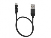 MAXVI MC-19T черный, USB-A - Type-C, 2.4A, LED