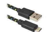 DEFENDER (87474) USB08-03H USB2.0 AM-MicroBM, 1.0м