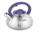 BOHMANN BH - 9918 B/ 3,0 л./ черный цвет/ Стеклянная, цветная крышка /(х12)
