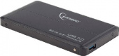 GEMBIRD EE2-U3S-2 внешний корпус 2.5", черный, USB 3.0, SATA, металл (13046)