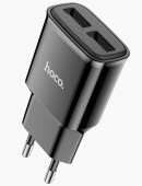 HOCO (6931474749482) СЗУ HOCO C88A Star round dual port (черный)
