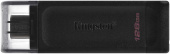 Флеш диск 128Gb Kingston DataTraveler 70 Type-C DT70/128GB USB3.2 черный