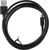 Кабель KingPrice KP-microUSB-2.4A-1.5m USB (m)-micro USB (m) 1.5м черный