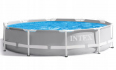 INTEX Бассейн каркасный Prism Frame, 457 х 107 см, фильтр-насос, лестница, тент, подстилка, 26724NP
