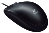 LOGITECH B100 black (USB, оптическая, 800dpi, 2but) (910-003357)