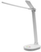 ULTRAFLASH (15725) UF-807 C01 белый (Led св-к настольный, 10Вт, ССТ, диммируемый, RGB подсветка)