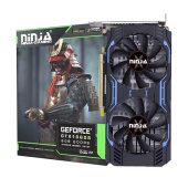 Видеокарта Ninja PCI-E 3.0 GTX1660SUPER 6GB GeForce GTX 1660 Super GDDR6 192bit 1530/14000 1xDVI 1xHDMI 1xDP RTL (NK166SF66F)