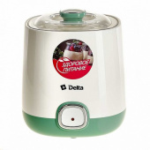 Йогуртница DELTA DL-8400 Белый/серо-зеленый