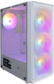 Корпус 1STPlayer FD3 белый без БП MidiTower ATX LED (FD3-WH-4F1-W)