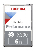 Жесткий диск Toshiba SATA-III 6Tb HDWR460UZSVA X300 (7200rpm) 256Mb 3.5"