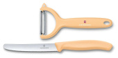 Набор ножей кухон. Victorinox Swiss Classic (6.7116.23L92) компл.:1шт овощеч. оранжевый карт.коробка