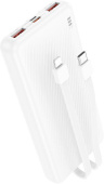 BOROFONE (6941991111846) BJ57 10000mAh 2USB+Type-C 2.4A 22.5W+PD 20W , White