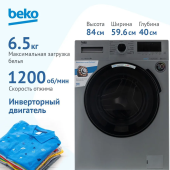 Стиральная машина BEKO WSPE6H616S