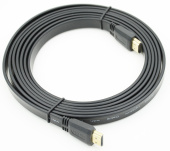 Кабель аудио-видео FLAT HDMI (m)/HDMI (m) 3м. черный