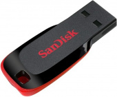 Флеш Диск Sandisk 32Gb Cruzer Blade SDCZ50 032G B35 USB2.0 черный/красный