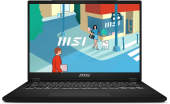 Ноутбук MSI Modern 14 H D13MG-088XRU Core i5 13420H 16Gb SSD512Gb Intel UHD Graphics 14" IPS FHD+ (1920x1200) Free DOS black WiFi BT Cam (9S7-14L112-088)