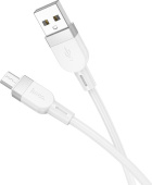 HOCO (6942007636230) X109m 2.4A USB-microUSB 1 m белый