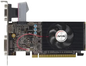 Видеокарта Afox PCI-E 3.0 GT610 1Gb AF610-1024D3L7-V6 DDR3 64bit 810/1333 1xDVI 1xHDMI 1xVGA low prof RTL