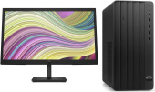 Комплект HP 290 G9 MT i3 12100 (3.3) 8Gb SSD512Gb UHDG 730/DVDRW Free DOS GbitEth 180W kb клавиатура черный монитор в комплекте P22v (9M937AT)