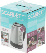 Чайник электрический Scarlett SC-EK21S88 1.8л. 2200Вт черный/серебристый (корпус: нержавеющая сталь)