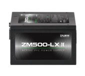 Блок питания 500W ATX Zalman ZM500-LXII (24+4+4pin) APFC 120mm fan 6xSATA RTL