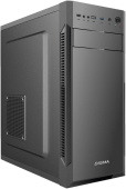 Корпус Digma DC-ATX201-U3 черный без БП ATX 1x80mm 2x120mm 1xUSB2.0 1xUSB3.0 audio