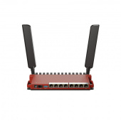 Wi-Fi роутер MikroTik L009UiGS-2HaxD-IN AX600 10/100/1000BASE-TX красный