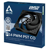 Вентилятор Arctic Cooling P14 PWM PST CO (black/black) - retail (ACFAN00126A) (701570)