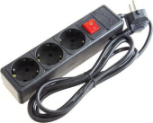 PERFEO (PF_A4664) "POWER+" - 3 роз - 1,8м - черный
