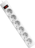 Сетевой фильтр Defender DFS 155 6 роз. 5м белый (99493)