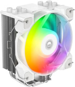 Кулер для процессора ID-Cooling SE-214-XT DF ARGB Soc-AM5/AM4/1200/1700/1851 белый 4-pin 31.5dB Al+Cu 180W 560gr Ret (SE-214-XT DF WHITE)