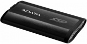 Накопитель SSD A-Data USB-C 1000Gb ASE800-1TU32G2-CBK SE800 1.8" черный
