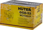 Мотобур Huter GGD-52 2-х такт. 1400Вт 1.9л.с. 52см3 8700об/мин (70/13/1)