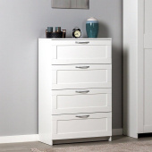 ГУД ЛАКК 2.02.02.060.1 СИРИУС комод 4 ящика белый RU (2 пак.)